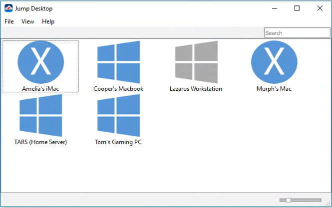 jump desktop add computer